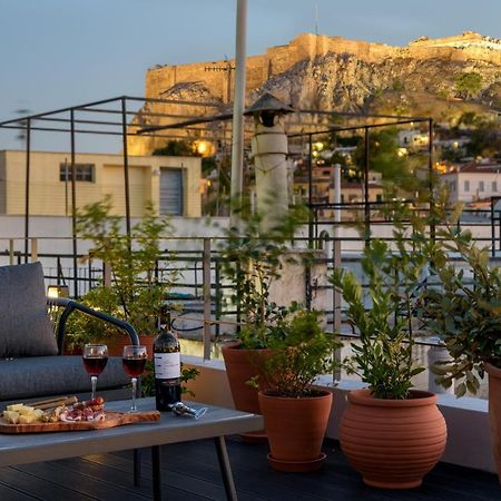 Meno Suite With Private Terrace - Jaccuzzi, Acropolis View Athen Eksteriør bilde