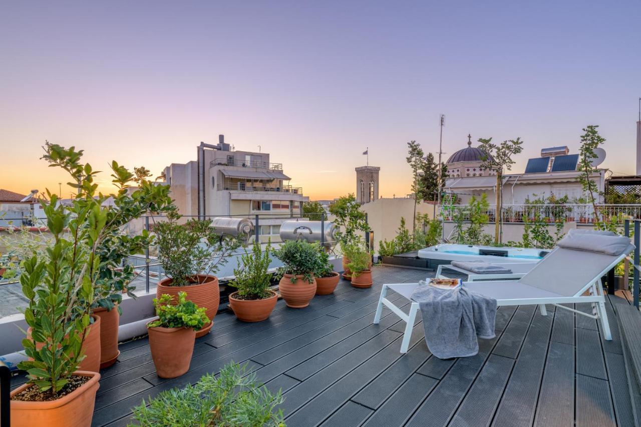 Meno Suite With Private Terrace - Jaccuzzi, Acropolis View Athen Eksteriør bilde